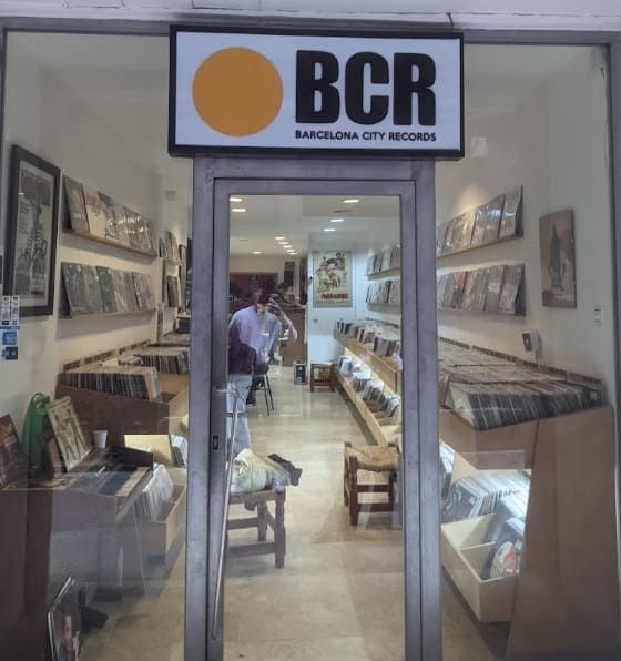 Barcelona City Records puerta de ingreso a la tienda